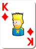 King Of Diamonds Clip Art